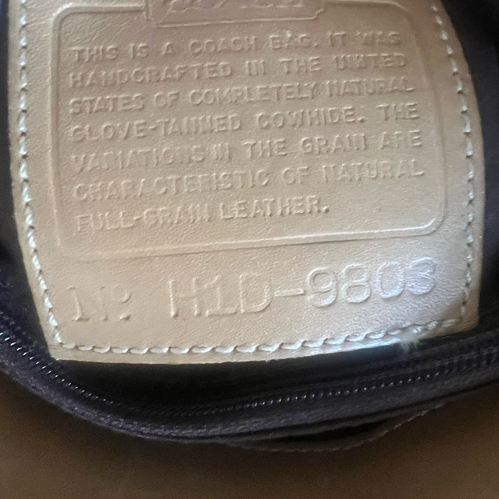 Coach Tan Legacy Leather Bucket Bag 9803 - Picture 3 of 12